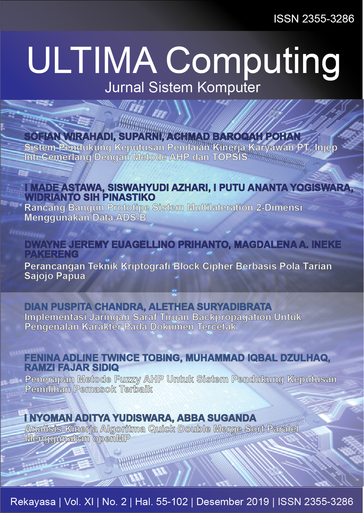 Analisis Kinerja Algoritma Quick Double Merge Sort Paralel Menggunakan Openmp Ultima Computing Jurnal Sistem Komputer