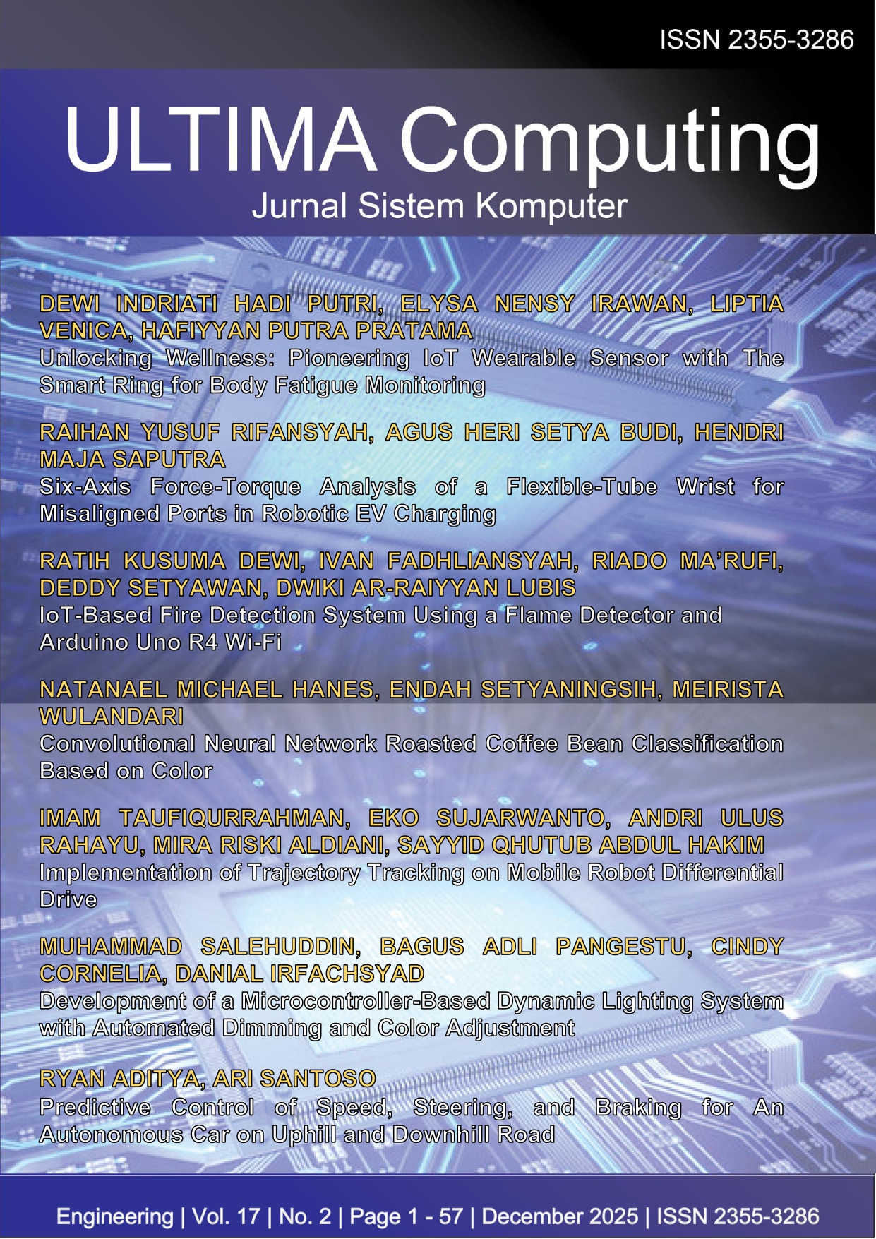 					View Vol. 17 No. 2 (2025): Ultima Computing: Jurnal Sistem Komputer
				
