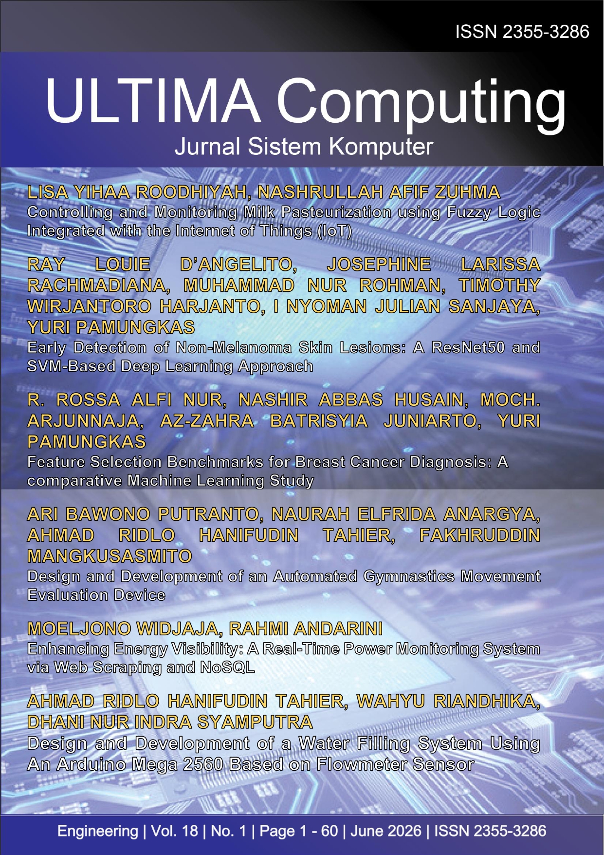 					View Vol. 18 No. 1 (2026): Ultima Computing: Jurnal Sistem Komputer
				